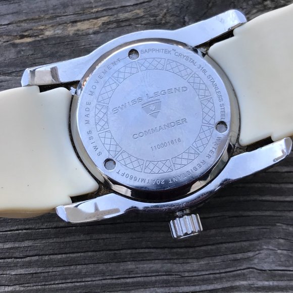 Swiss Legend Commander Watch Swiss Made Movt Date - Picture 4 of 9